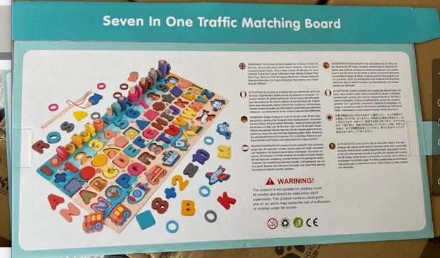 mytooy Montessori Holzspielzeug mit Zahlen und Buchstaben Mein Shop