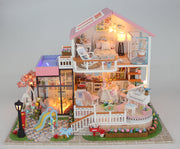 mytooy Traumvilla Puppenhaus mit Beleuchtung Mein Shop