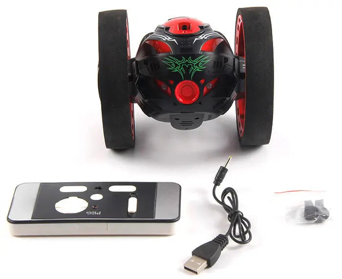 mytooy RC Stunt Auto SJ88 2,4 GHz mit LED Licht & flexiblen Rädern - MyTooy