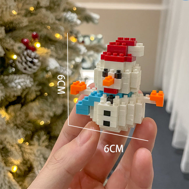 Weihnachts serie kleine Partikel montage Bausteine Spielzeug Puzzle Ornamente Mein Shop