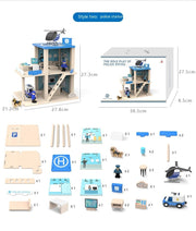 mytooy Feuerwehrstation aus Holz Mein Shop