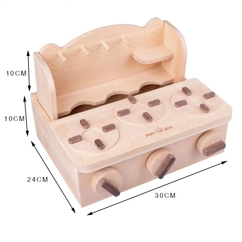 mytooy Spielküche mit Ofen aus Holz Mein Shop
