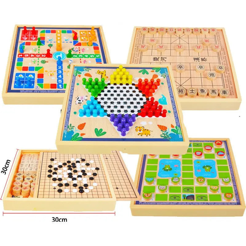 mytooy Holz-Brettspiel Sammlung Mein Shop