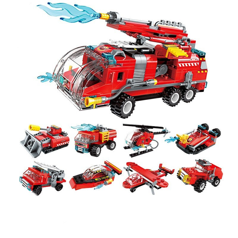 mytooy Transformierbarer Polizei-Roboter Klemmbausteine - MyTooy
