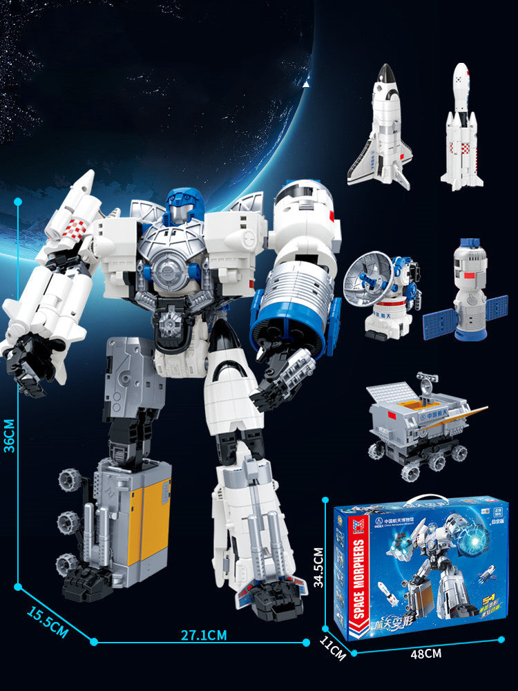 mytooy Weltraum Raketen-Roboter Klemmbausteine Mein Shop