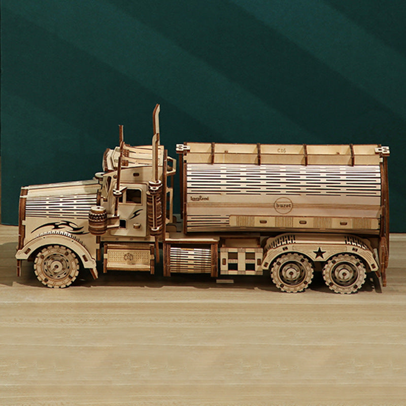 mytooy 3D Holzpuzzle Tankwagen Mein Shop