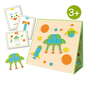 Frühe Bildung Erleuchtung Bildungs-Spielzeug Geometrisches Filz-Mal- und Collage-Kit für Kinder Selbstgemacht