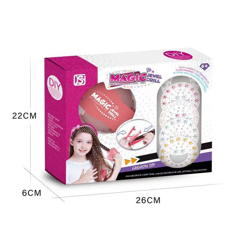 Mädchen Haarschmuck Aufkleber Rig FN Eltern Kind Kinderspiel zeug