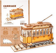 Robotime Rolife Vintage Auto Modell 3D Holz Puzzle Spielzeug für Kinder Erwachsene