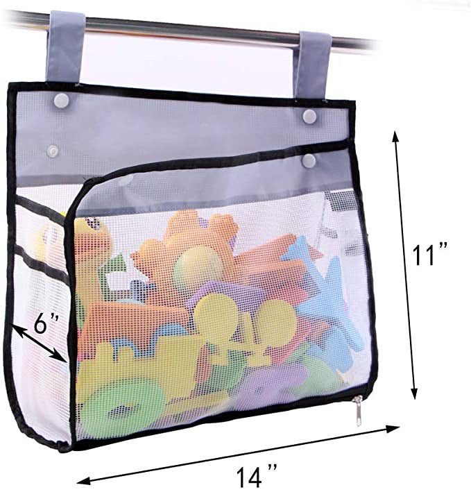 Children Bathroom Bath Toys Storage Mesh Bag