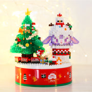 Weihnachts geschenk Baumhaus Schloss montage kleines Partikel bau spielzeug