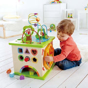 Glückliche Farm Spiel Box Perlen-Bereihung Spielzeug Schatztruhe Komplex Perlen Baby große Baby Kinder Pädagogisches Spielzeug