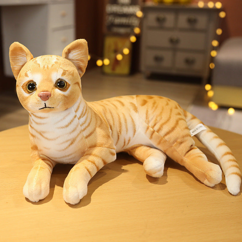 Simulation Katze Puppe Plüsch Spielzeug lange Kissen Kinder Puppe