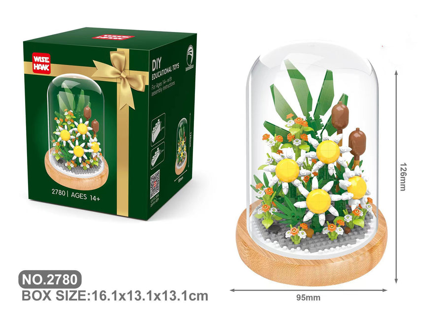 "Kleine Partikel Kinder Bildungsspielzeug Zusammenbau Kunststoff Bauklötze mit Display-Box"