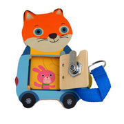 mytooy Montessori Lernspielzeug intelligentes Schloss-Set