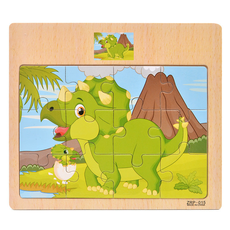 mytooy Holzpuzzle 12-teilig