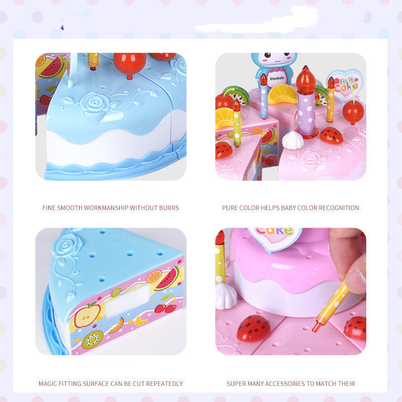 Kreative Montage lichter Singen Geburtstags kuchen Modellierung Spielzeug