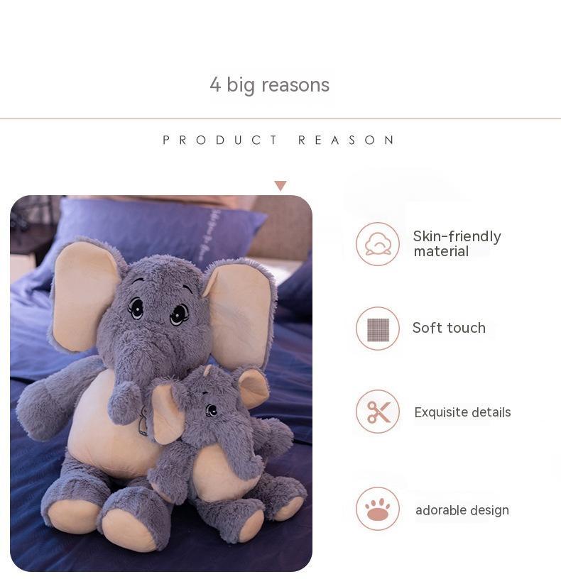 Sanfter Traum Elefant Große Elefanten Plüsch Puppe Für Freundin Weihnachts geschenk Spielzeug