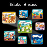 Kinder Spielzeug Storybook Fackel Projektor Kaleidoskop Sky Handlauf Galaxy Nacht leuchten Cartoon Baby Spielzeug Kinder Pädagogisches Spielzeug