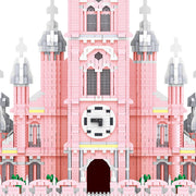 Rot Kirche Modell Dekompression Bausteine Pädagogisches Spielzeug