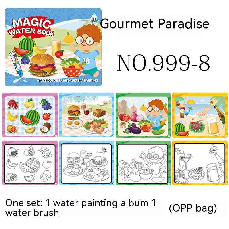Kinder magisches Wasser album wieder verwendbares Wasser malerei früher Bildungs spielzeug