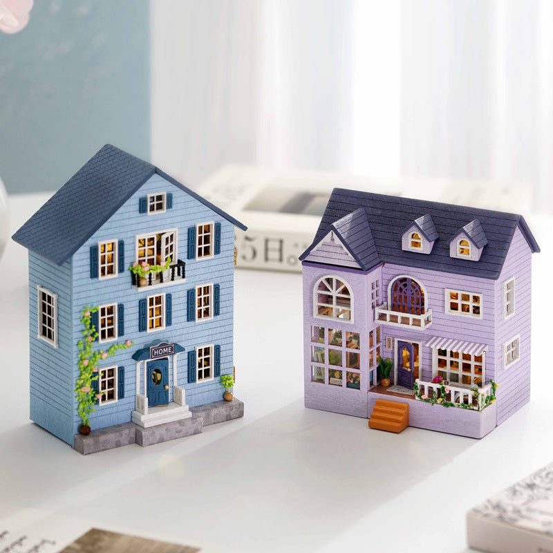DIY Moshou Manor Glücklich Manor Holzhaus Spielzeug