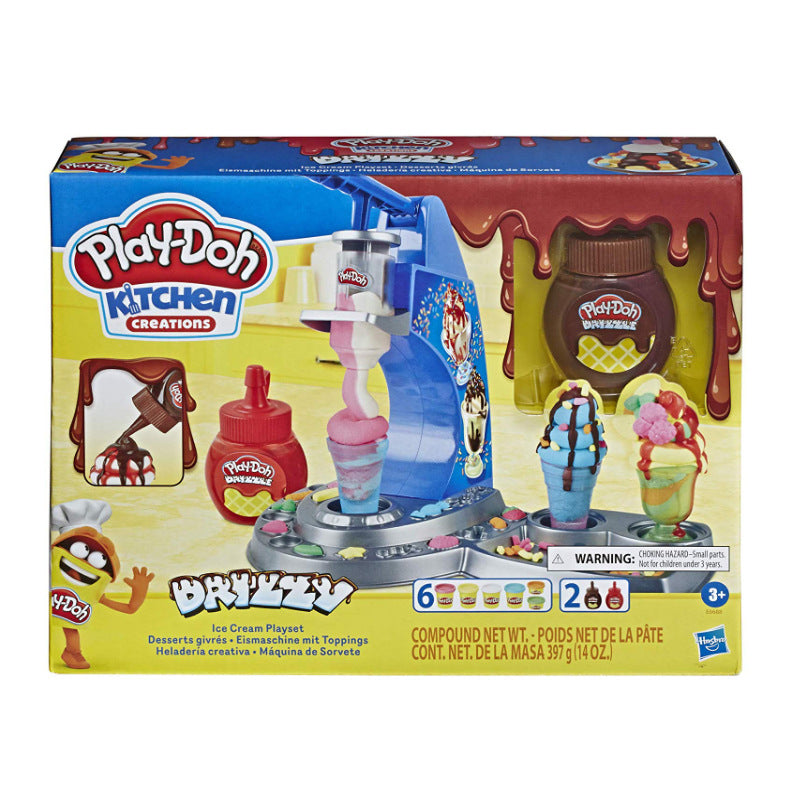 Küchen serie Buntes Eiscreme-Set Kinder-Plastilin-Spielzeug