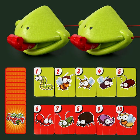 Frosch Zunge Heraus Bord Spiel Greedy Snake Chameleon Karte Spiel Pädagogisches Spielzeug