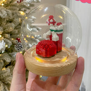 Weihnachts serie kleine Partikel montage Bausteine Spielzeug Puzzle Ornamente