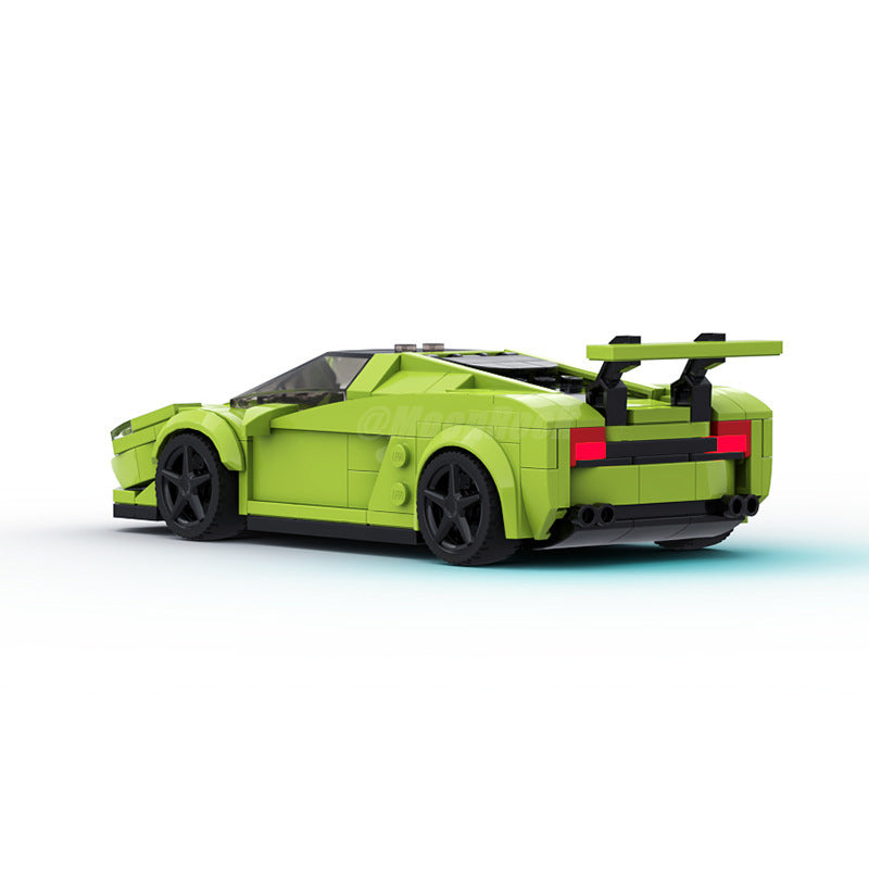 Bausteine MOC-71778 Gallardo LP560 Sportwagen zusammen gebaut Spielzeug