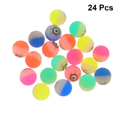 24 Pcs Augapfel Spielzeug Bouncy - Bouncing Balls Halloween