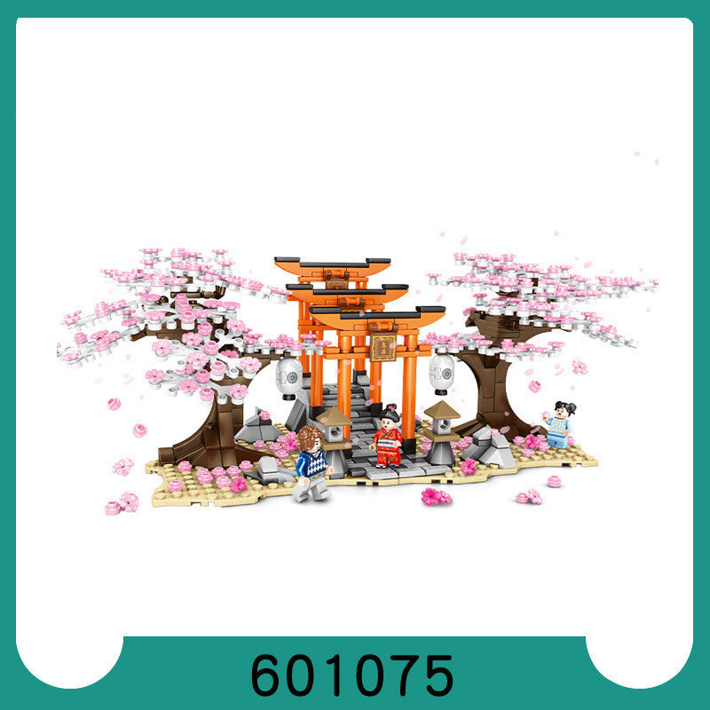 Japanischen stil straßenbild montage spielzeug