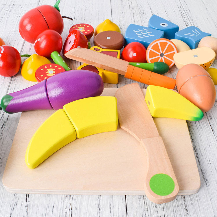 „Schneidspielzeug für Kinder – Magnetische Spielküche“