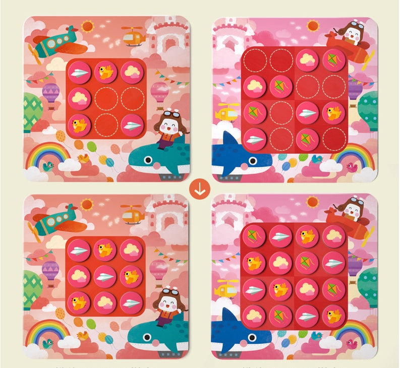 Puzzle Denken Jiugongge Eltern-Kind Brettspiel Spielzeug