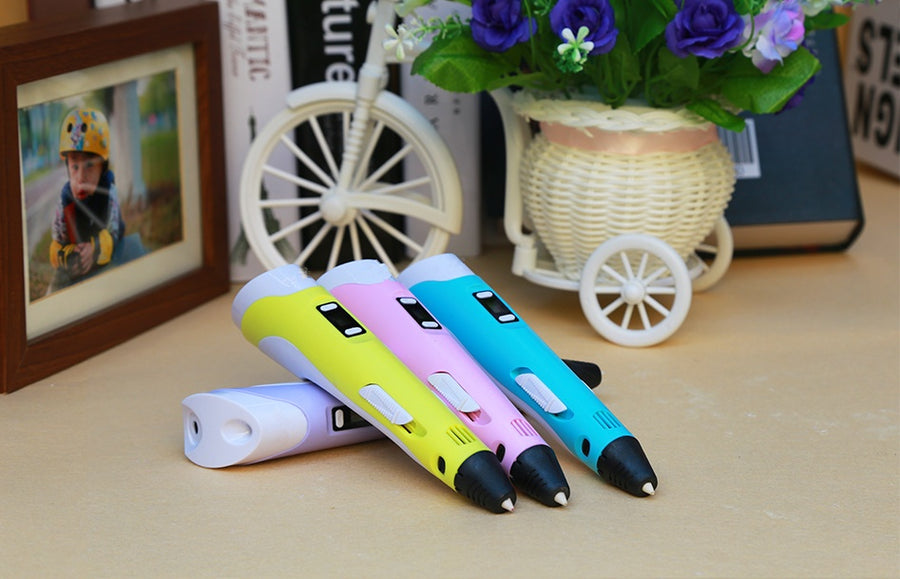 3D stift (3D print pen) zwei generation graffiti 3D stereoskopischen pinsel kinder puzzle malerei spielzeug