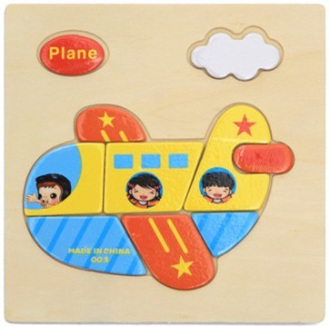 Holz drei dimensionales Kinderspiel zeug