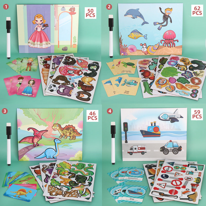 Magnetische puzzle spielzeug
