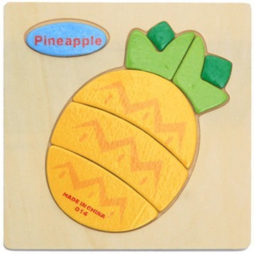 Holz drei dimensionales Kinderspiel zeug