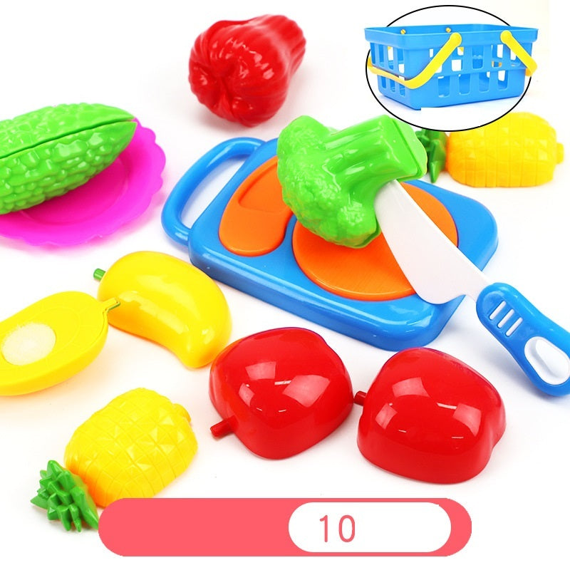 Kinder Cut Obst, Spielzeug, Küchen, Gemüse, Babys, Jungen und Mädchen Cut Gedämpfte brötchen, kirsche Anzug