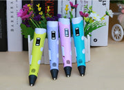 3D stift (3D print pen) zwei generation graffiti 3D stereoskopischen pinsel kinder puzzle malerei spielzeug