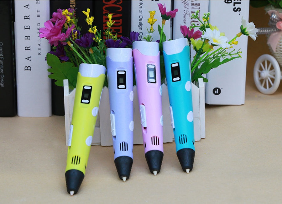 3D stift (3D print pen) zwei generation graffiti 3D stereoskopischen pinsel kinder puzzle malerei spielzeug