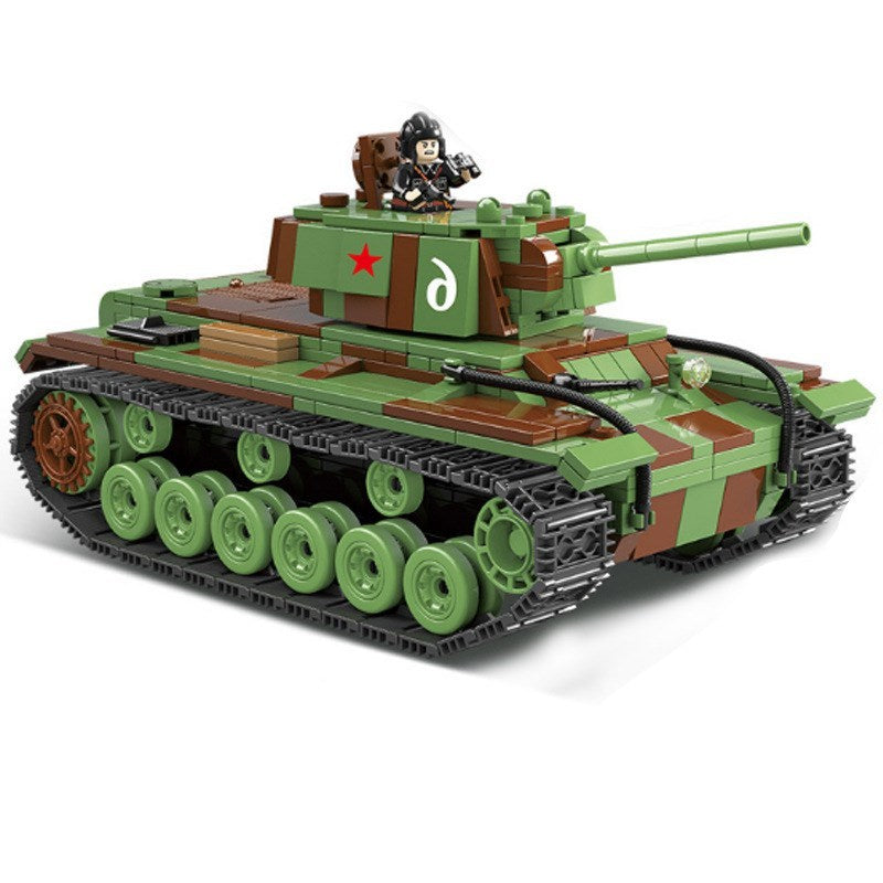 "Kinder-Puzzle-Bauklotzspielzeug Panzer"