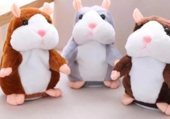 16cm Weihnachten Reden Hamster Plüsch Spielzeug Interaktive Sound Record Plüsch Hamster Stofftiere für Kinder Kinder Weihnachten Geschenk