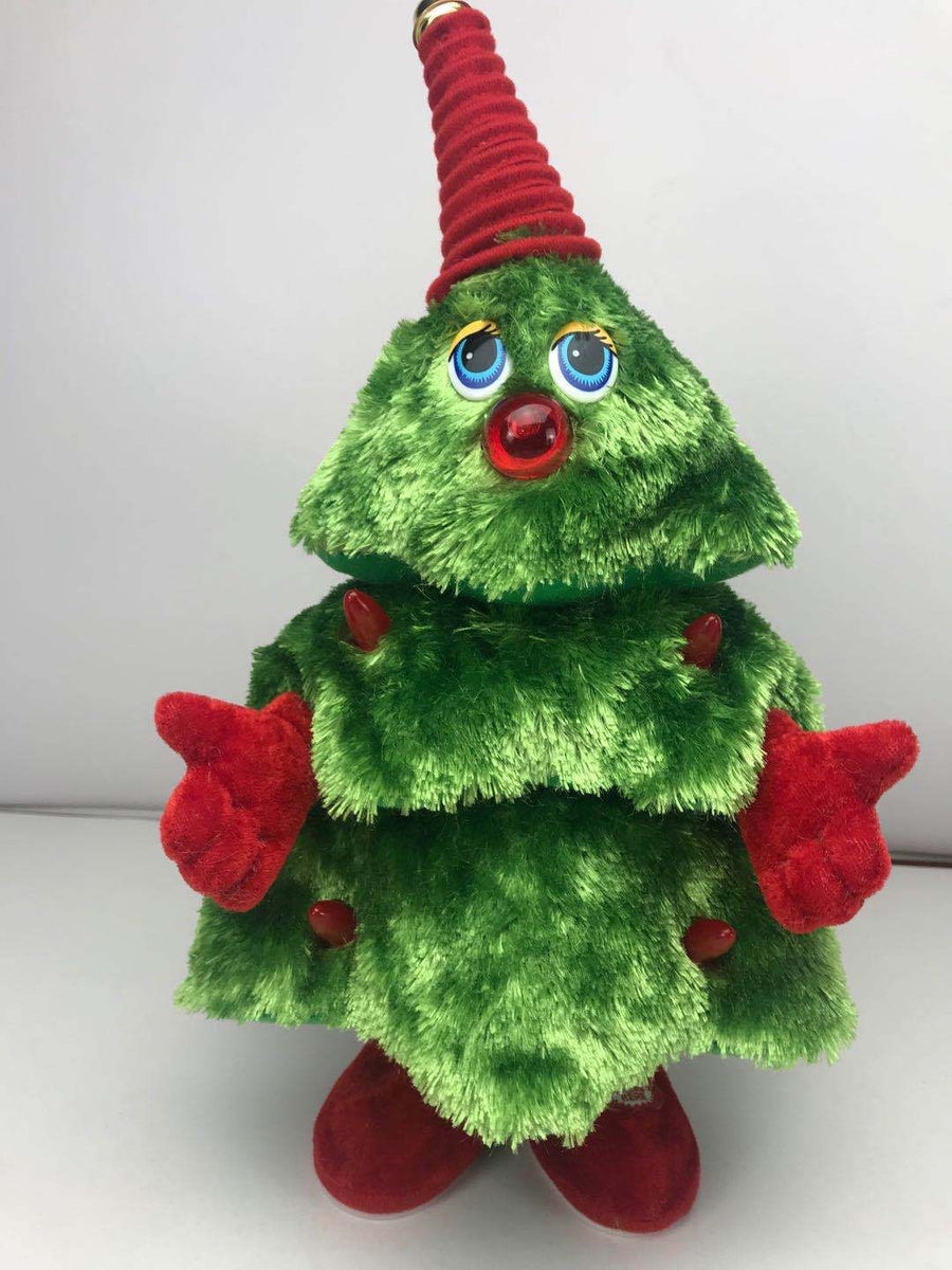 Elektrisches Plüsch tier Weihnachts baum kann elektrisches Spielzeug Singen und Tanzen
