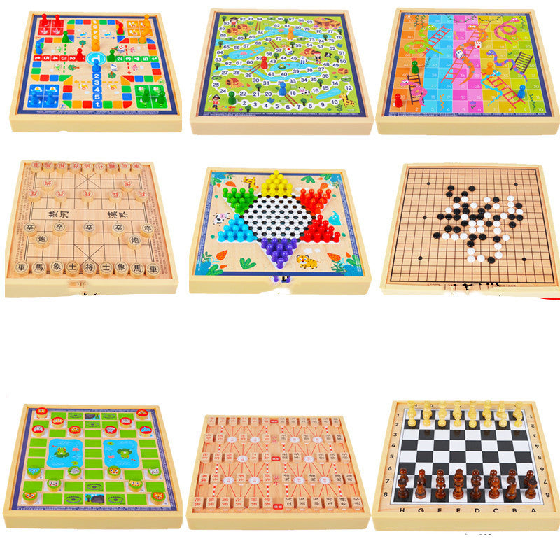 mytooy Holz-Brettspiel Sammlung