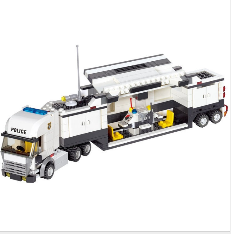 511 Stück Polizei Serie Puzzle Kleine Partikel Zusammenbau Spielzeug