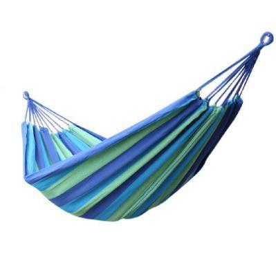 Outdoor-Camping- und Freizeit-Raum Doppel-Schaukel, Einzel-Erwachsenen-Schaukel, Hängematte aus Canvas, Verdickung und Erweiterung, Kinder-Hängematten-Spielzeug.
