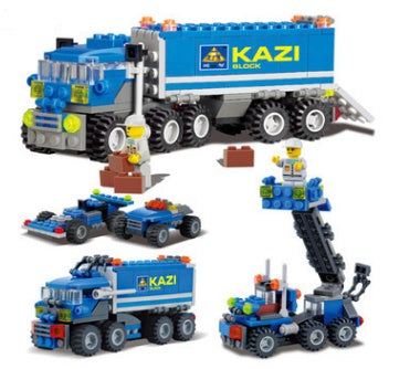 Bau-Lkw-Bausatz 6409 Kinder-Puzzle-Spielzeug