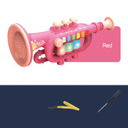Kinder Simulation Elektrische Saxophon Trompete Klarinette Frühen Bildung Musik Spielzeug
