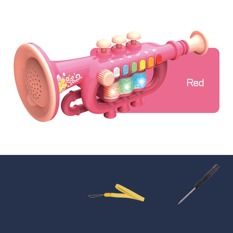 Kinder Simulation Elektrische Saxophon Trompete Klarinette Frühen Bildung Musik Spielzeug